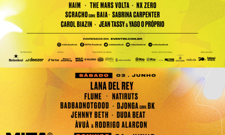 Festival Mita Anuncia Line Up Com Lana Del Rey Florence The Machine The Mars Volta Haim